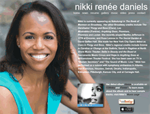 Tablet Screenshot of nikkireneedaniels.com